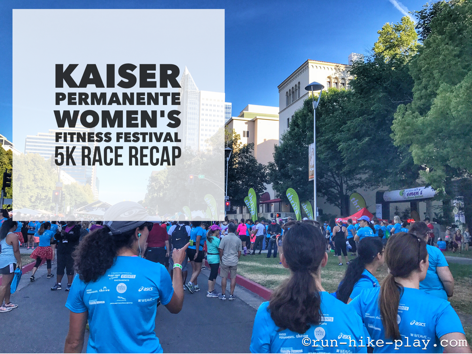 RunHikePlay Kaiser Permanente Women's Fitness Festival 5K Race Recap