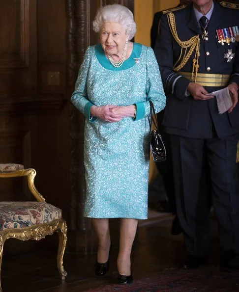 Queen Elizabeth held a reception at the Holyroodhouse for the Edinburgh Squadron RauxAF. Meghan Markle and Prince Harry visit Holyroodhouse