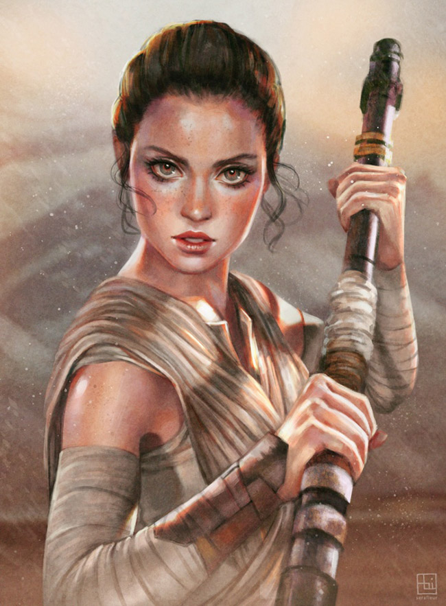 Serafleur aka Abigail Diaz - Asian Star Wars Art on YellowMenace.net