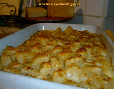 gnocchi di patate ai 3 formaggi al forno