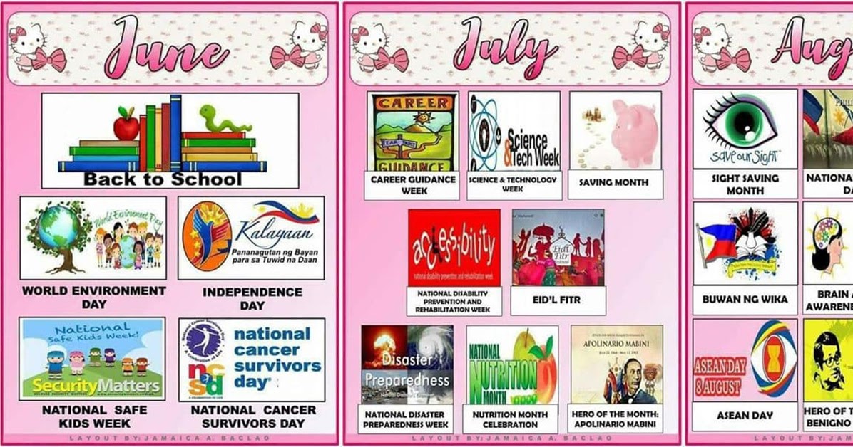 Teacher Fun Files Deped Monthly Celebrations Monthly Celebration Vrogue