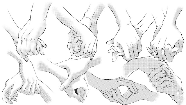 How to Draw Couples Holding Hands