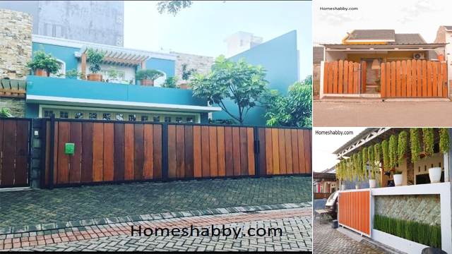 Inspirasi Desain Pagar Woodplank Untuk Rumah Minimalis, Yang Bisa Anda