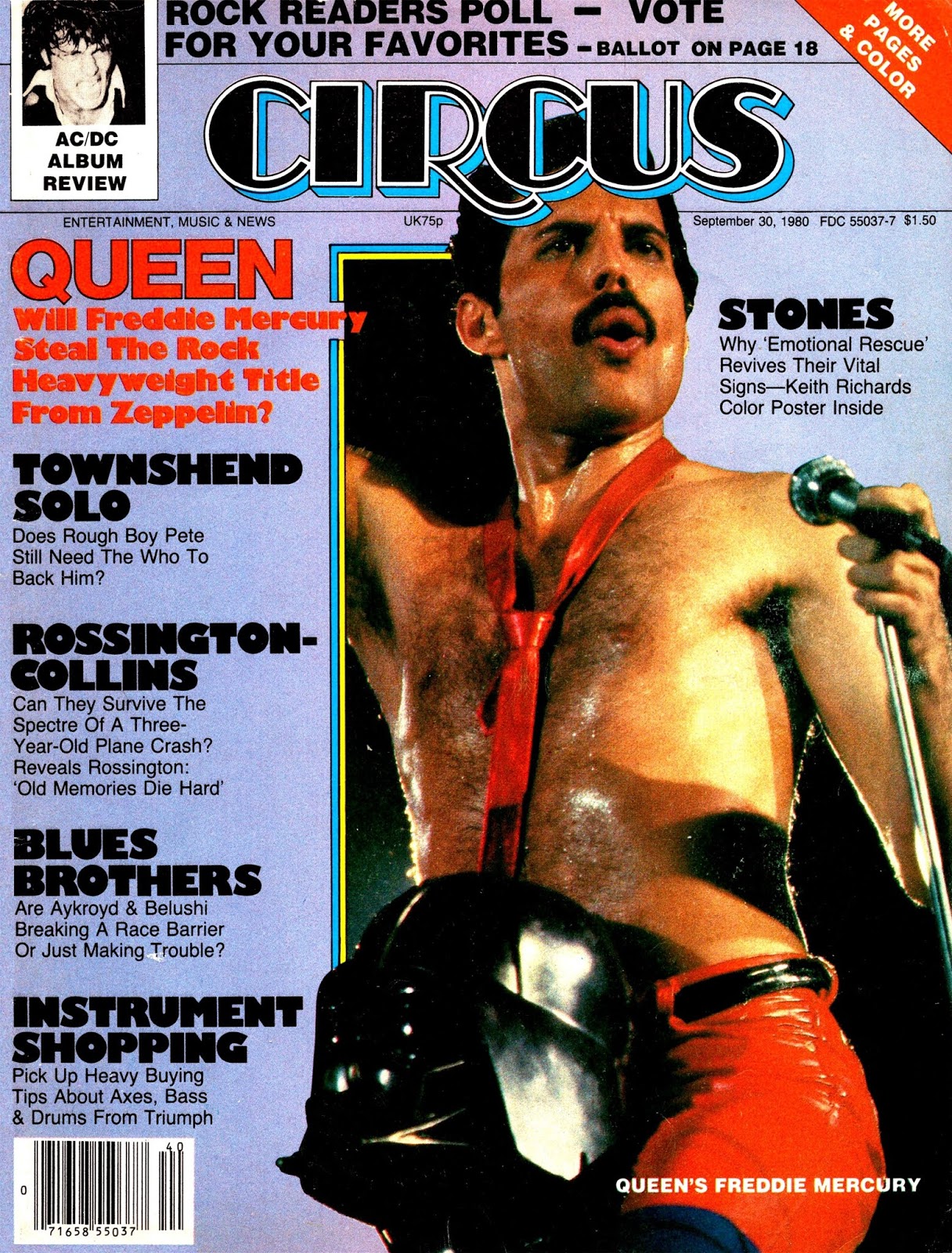 Top Of The Pop Culture 80s Queen Circus Magazine 1980