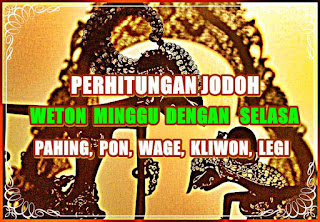 jodoh weton minggu dengan selasa - kanalmu