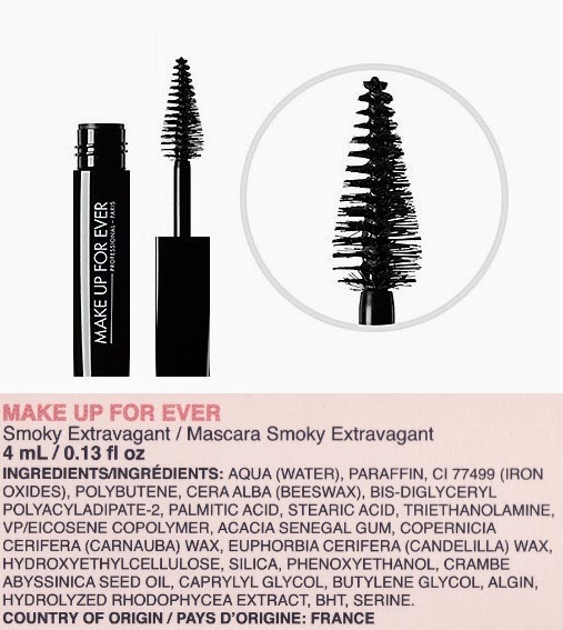 Make Up For Ever Smoky Extravagant Mini Mascara 4ml Beauty Essences