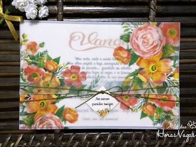 convite de aniversario artesanal personalizado floral aquarelado boho chic rustico moderno delicado 80 anos casamento formatura noivado festa criativo laranjado amarelo flores