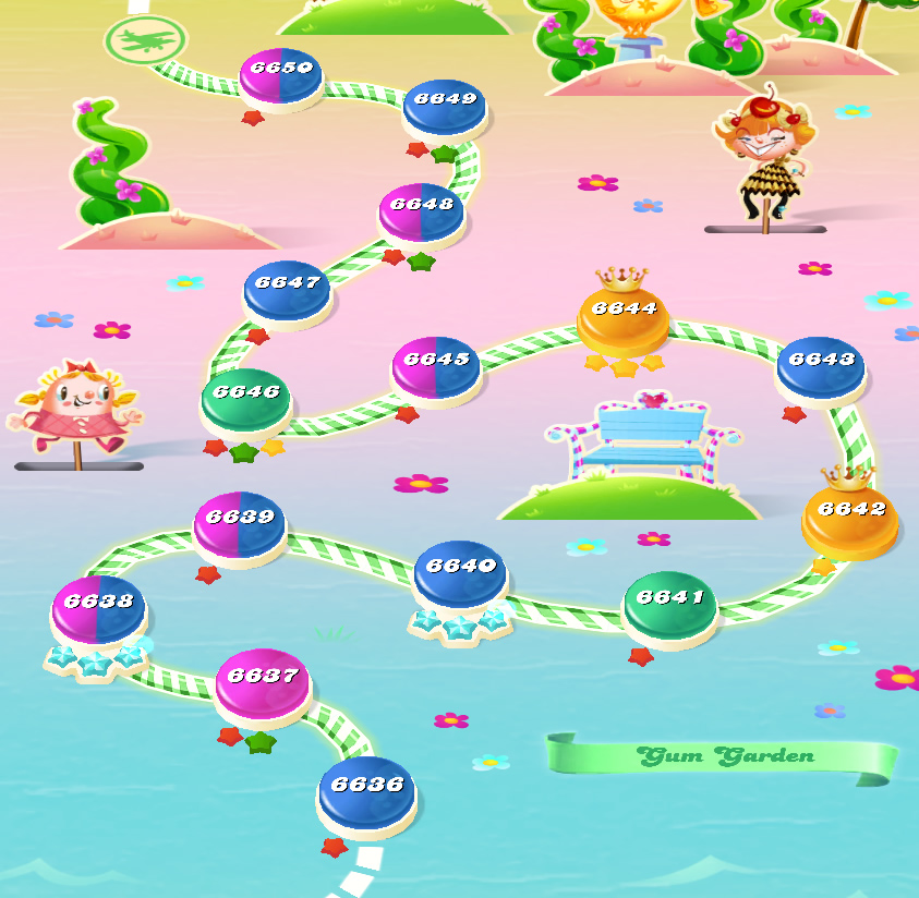 Candy Crush Saga level 6636-6650 Candy Crush Saga level 6636-6650