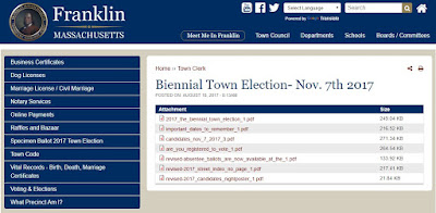 election biennial tuesday town november