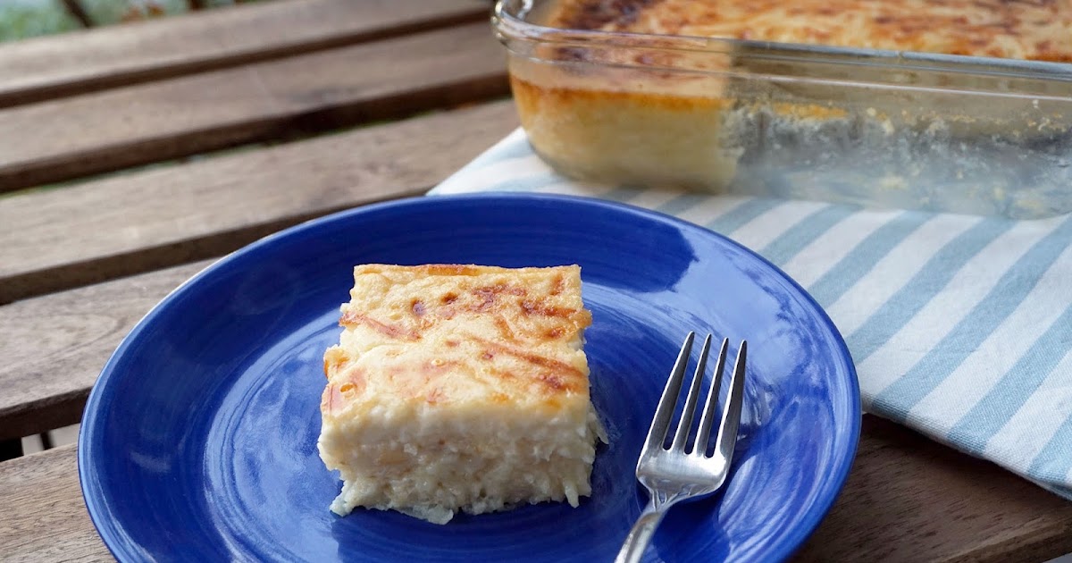 Cheesy Cassava/Yuca Cake The Kitchen Nerd