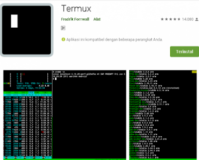 kumpulan code perintah dasar termux