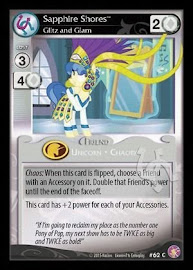 My Little Pony Sapphire Shores, Glitz and Glam Absolute Discord CCG Card