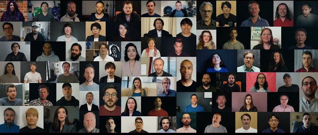 Welcome to PlayStation 5 game developer faces montage collage