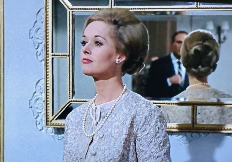 Tippi Hedren as the anticipated wife in A Countess from Hong Kong.