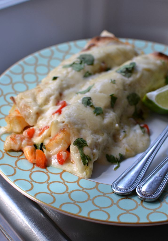 Easy Creamy Shrimp Enchiladas CUCINA DELICIOUS