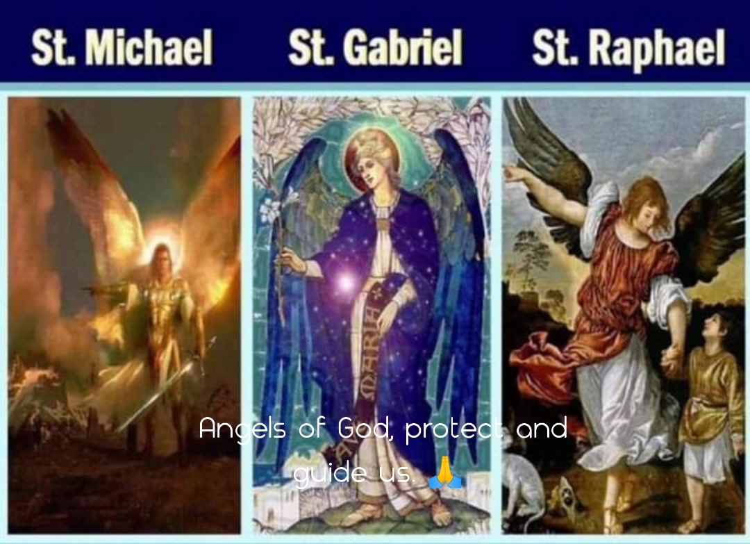 Catholic Prayers Prayer to Archangels Michael ,Gabriel and Raphael