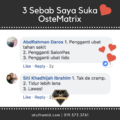 Testimoni OsteMatrix: 3 Sebab Kenapa Mereka Suka OsteMatrix