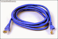 cabo de rede azul