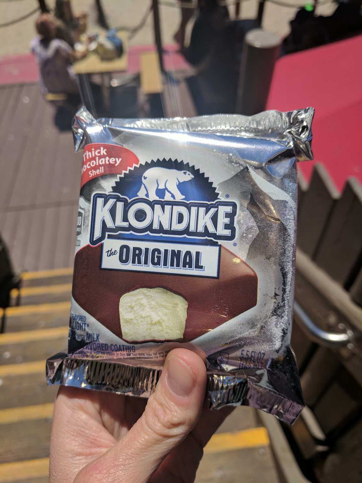 Single Serve Klondike Bar. 