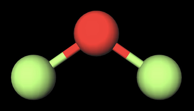 OF2 Ball and Stick Model