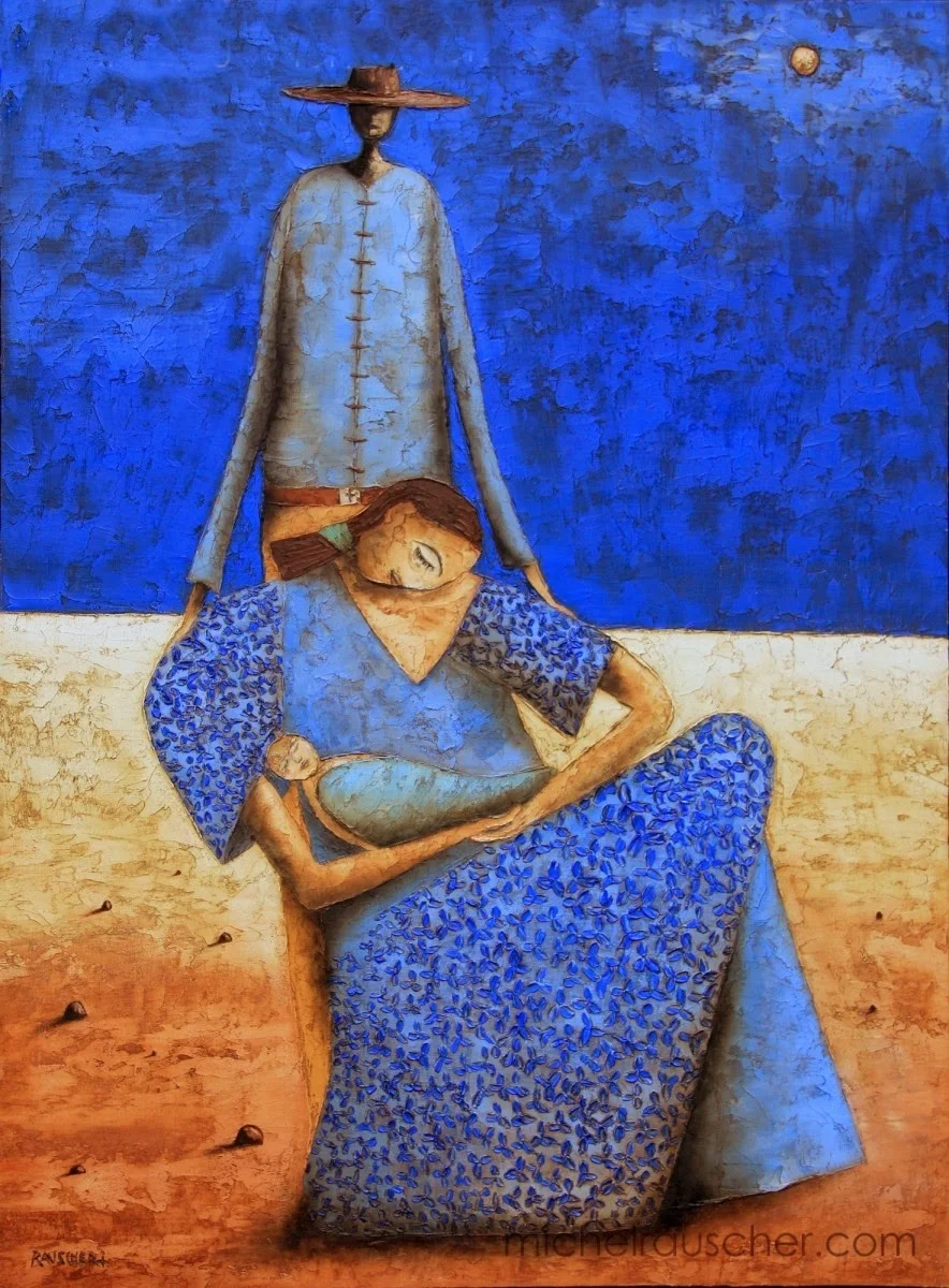 Michel Rauscher, 1957 | Abstract Figurative painter | Tutt'Art ...