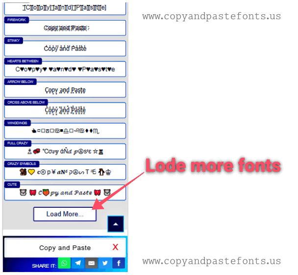 how to use copy and paste fornts how to use copy and paste fornts