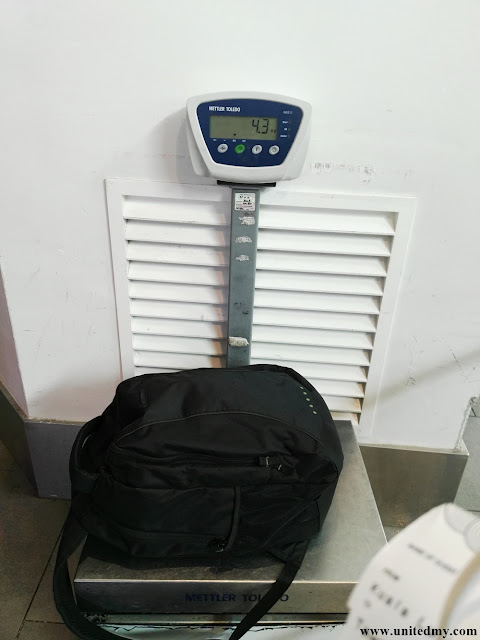 Airasia KLIA 2 weight detector