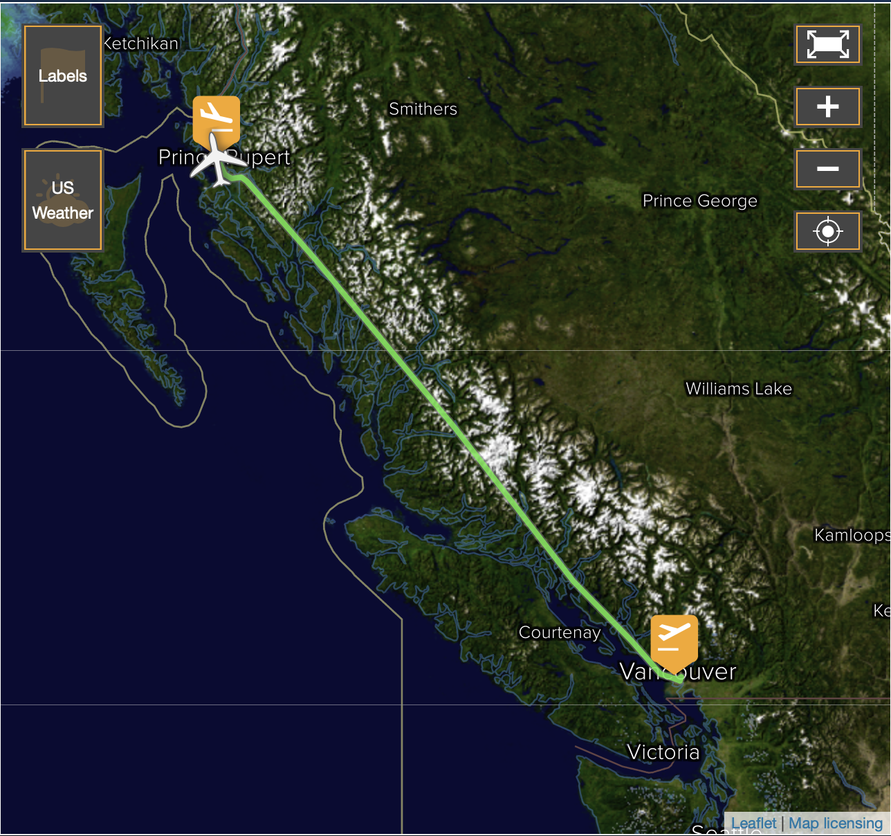 North Coast Review Last flight out as of Sunday takes Prince