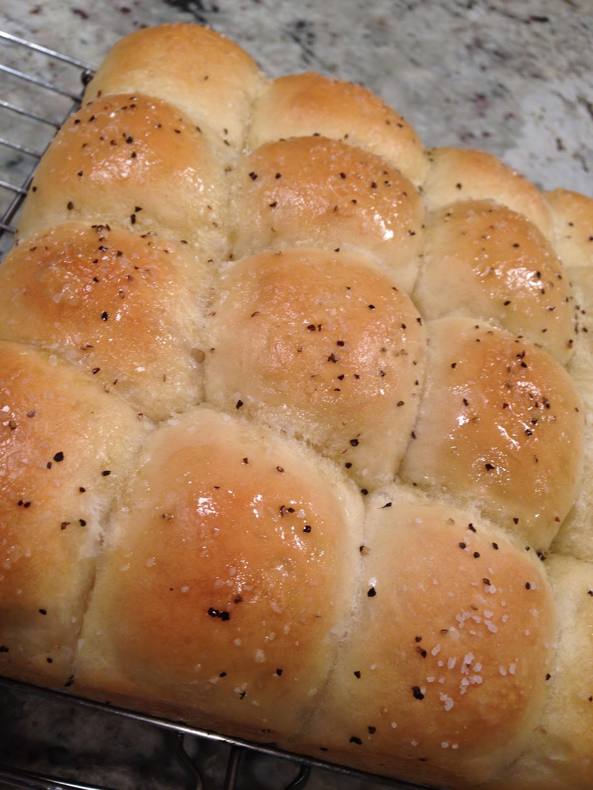 EZ DOH Blog & Recipes Simple Salt and Pepper Rolls!