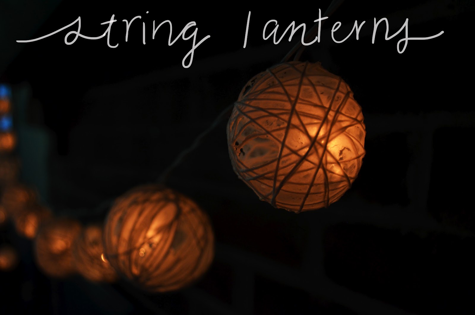 Paper Umbrella Blog string lanterns