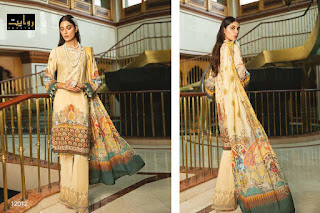 Rawayat Binaas luxury Lawn 2020 Pakistani Suits Collection - Diwan Fashion