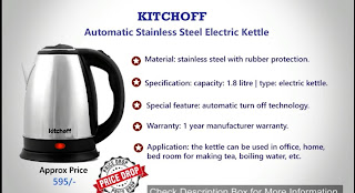 Best top ten prestige or other company electric kettels use by home and hostel !