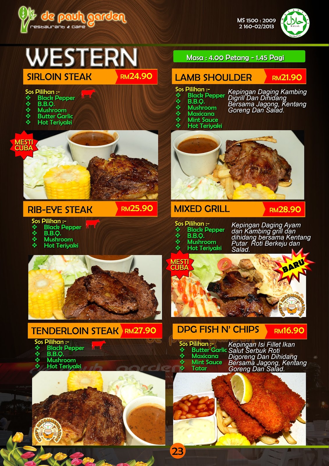 De Pauh Garden Western Food