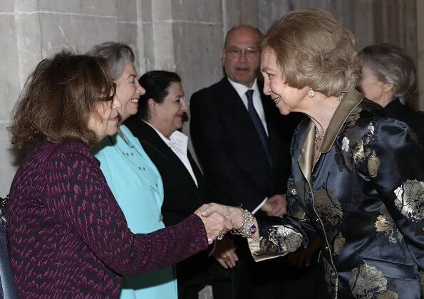 Queen Sofia and her sister Irene of Greece attended a concert given in honor of the victims of the Nazi Holocaust