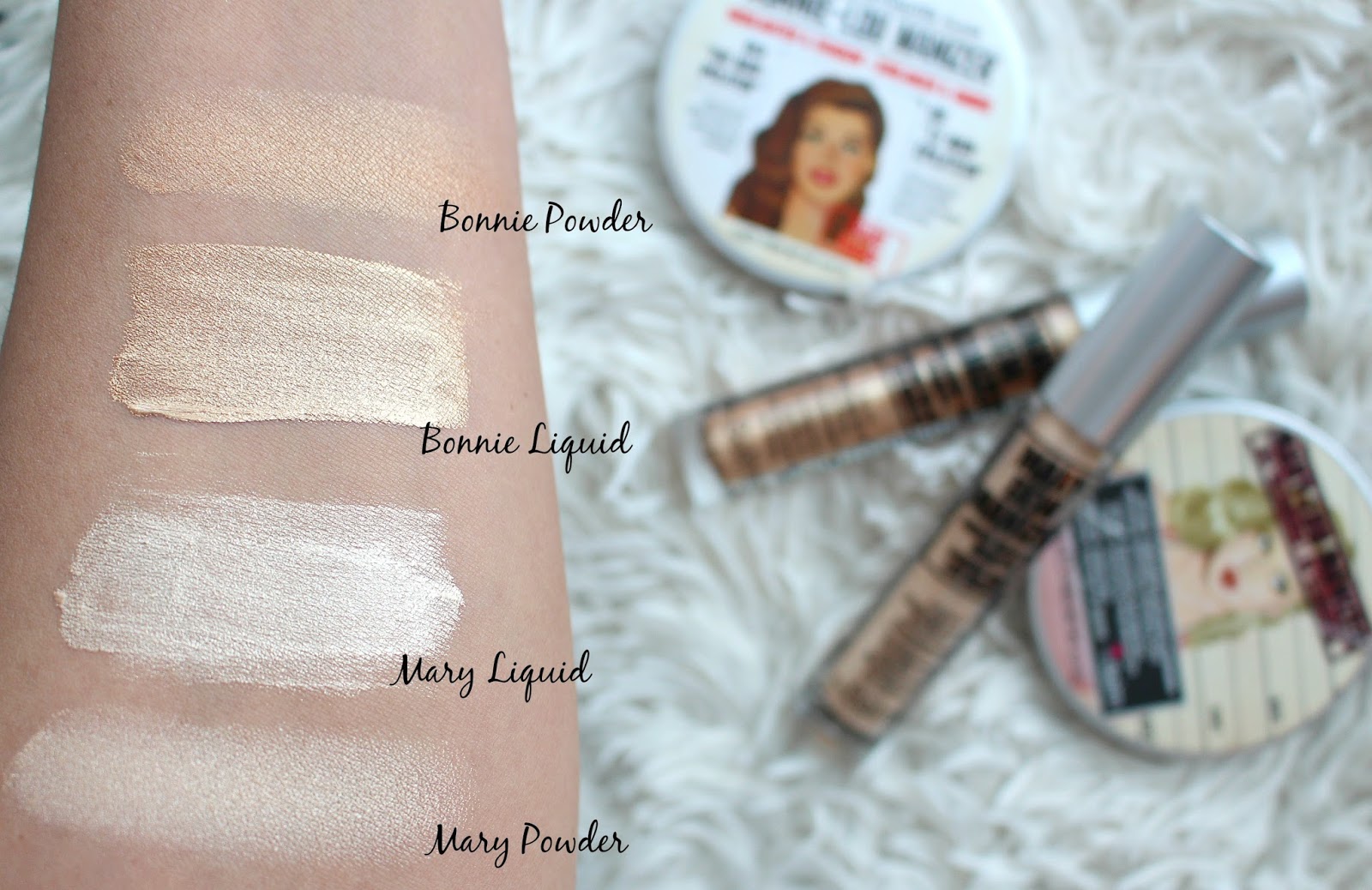 Samantha Jane: The Balm Liquid Highlighters Manizer & Bonnie-Dew Manizer