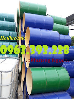 Thùng phuy sắt 220 Lít nắp mở đã qua sử dụng, thùng phuy sắt cũ 4dd85a1c5716b248eb07