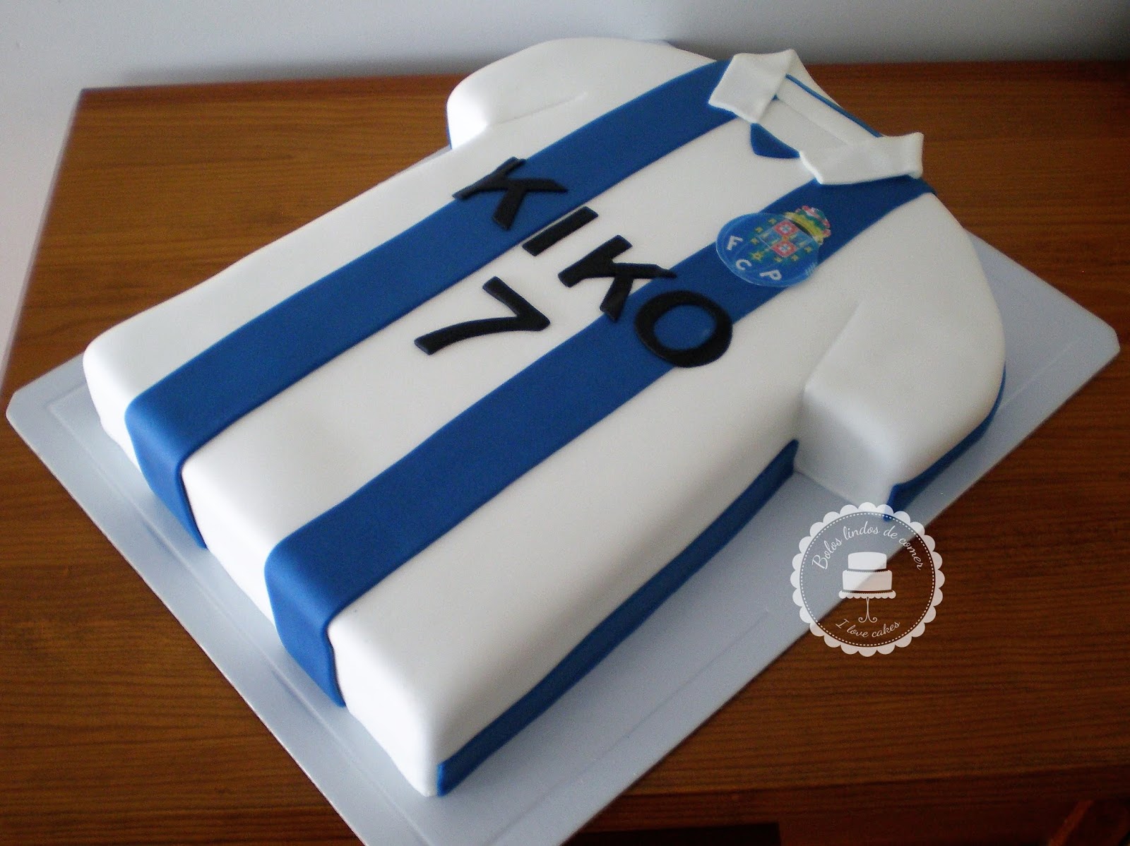 Bolos lindos de comer Bolo Equipamento FCP / Porto soccer uniform cake