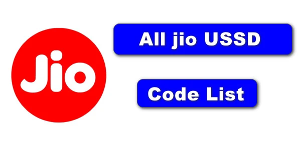 All jio USSD Code List