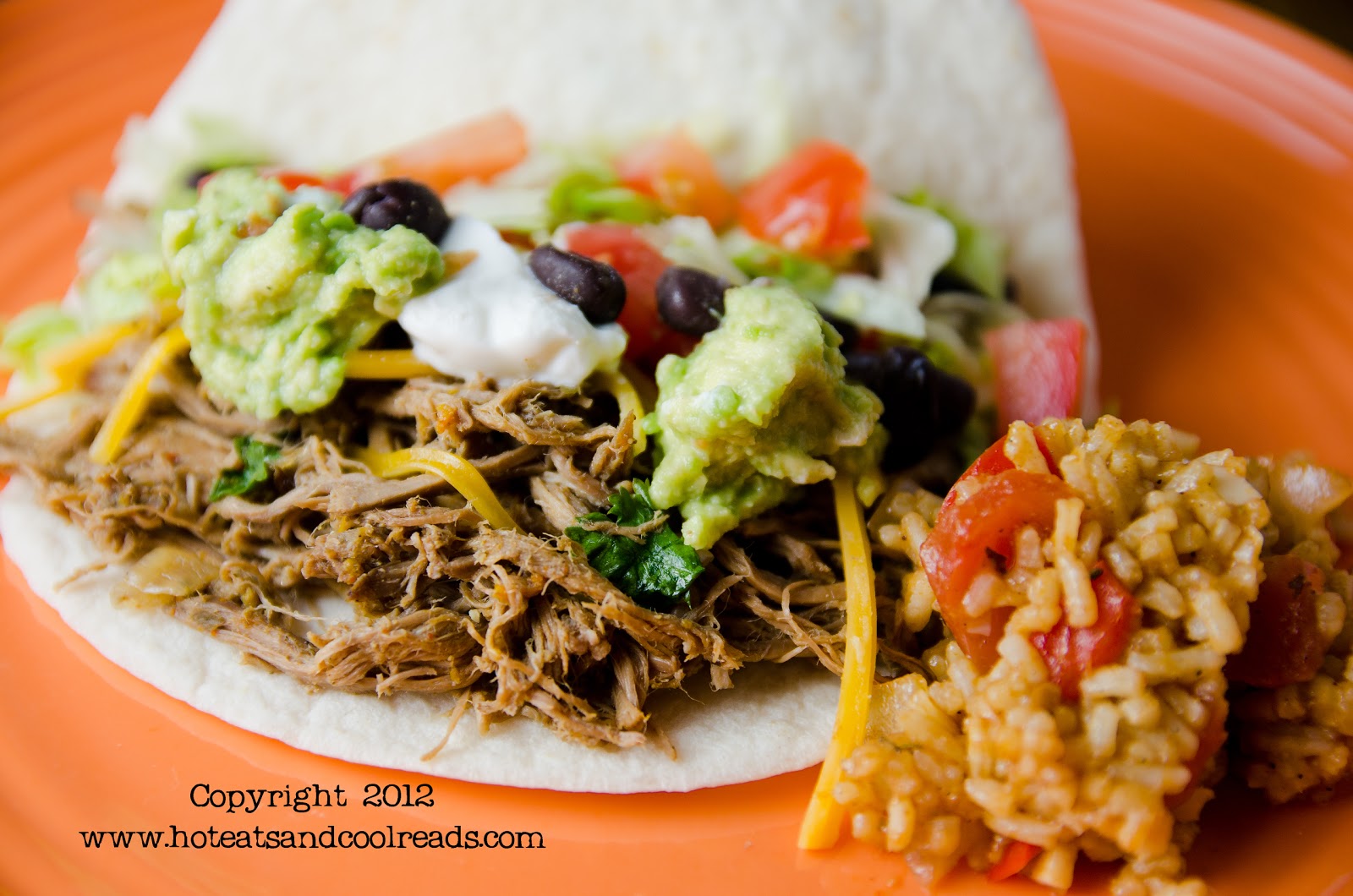 Hot Eats and Cool Reads Slow Cooker Shredded Beef Tacos Recipe