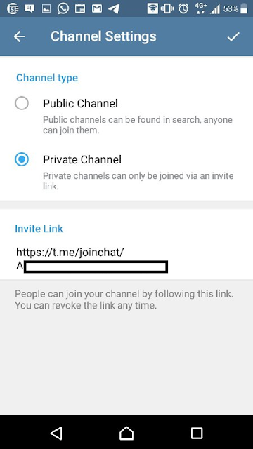 cara membuat channel telegram private