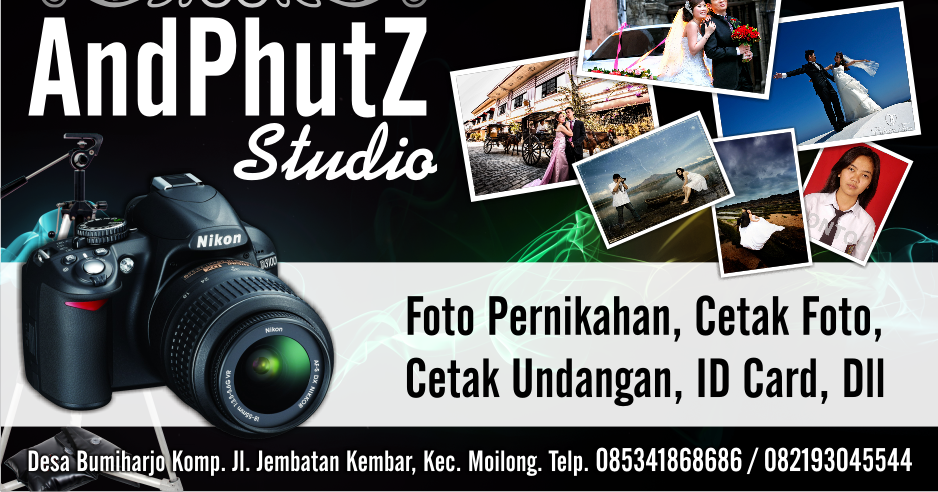 Desain Banner Studio Foto Desain Grafis Kreatif