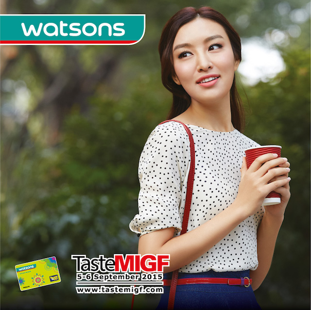 Watsons Participates in Malaysia International Gourmet Festival (MIGF) 2015