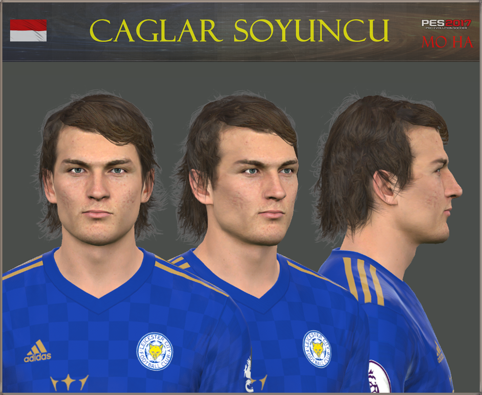 Pes 2017 Faces Caglar Soyuncu By Mo Ha Soccerfandom Com Free Pes Patch And Fifa Updates