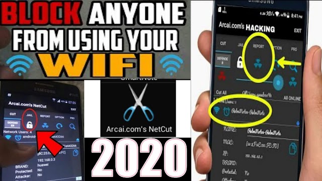 How to Block anyone from using your WIFI || Netcut Android App 