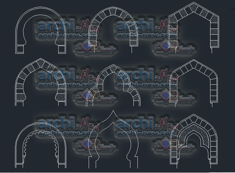 Download AutoCAD CAD DWG file Details Arches Archi new Free Dwg Download AutoCAD CAD DWG file Details Arches Archi new Free Dwg