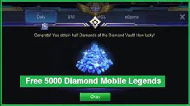 Free 5000 Diamond Mobile Legend