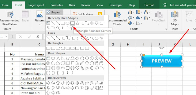Tutorial Membuat Tombol Print Preview Di Excel