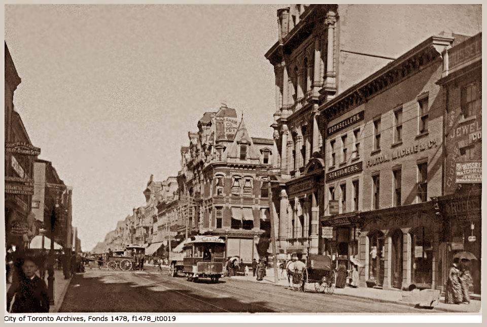 Ring Around The City Vintage Toronto King and Yonge 1890