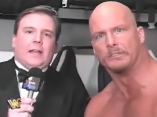 WWF / WWE - IN YOUR HOUSE 9: International Incident - Kevin Kelly interviews Steve Austin about his match with Marc Mero 