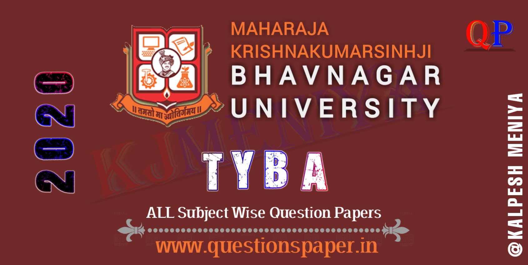 TYBA Bhavnagar University Question Papers 2020 – Maharaja Krishnakumarsinhji Bhavnagar University Previous Papers TYBA Bhavnagar University Question Papers 2020 – Maharaja Krishnakumarsinhji Bhavnagar University Previous Papers